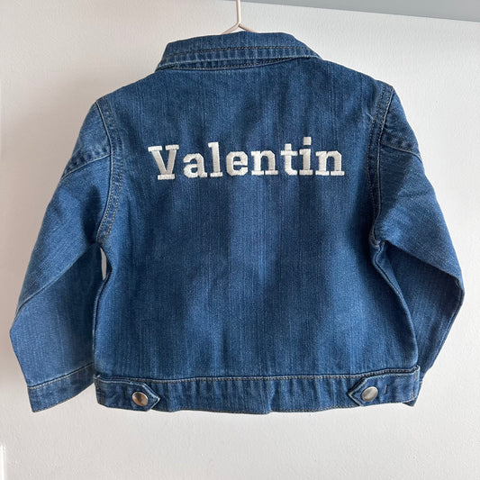 Jeansjacke personalisiert